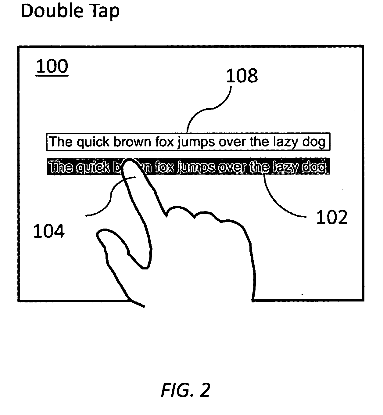 Scanner with gesture-based text selection capability