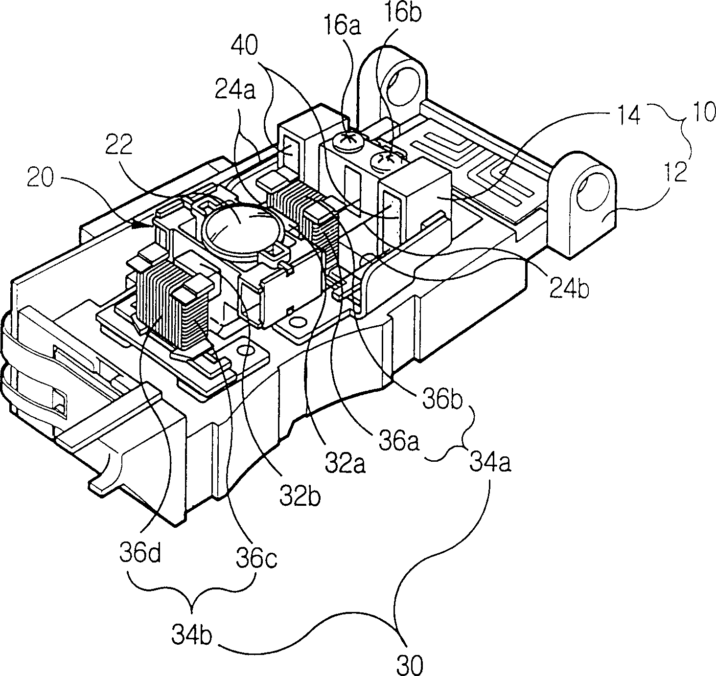 Sensing head drive