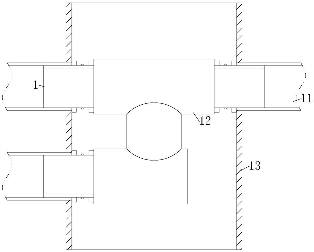 Construction method for temporary jump drainage of bilge well