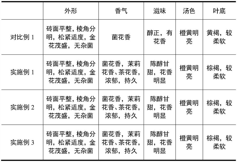 Composite Fuzhuan tea based on mixed fermentation of probiotics and eurotium cristatum and processing method of composite Fuzhuan tea