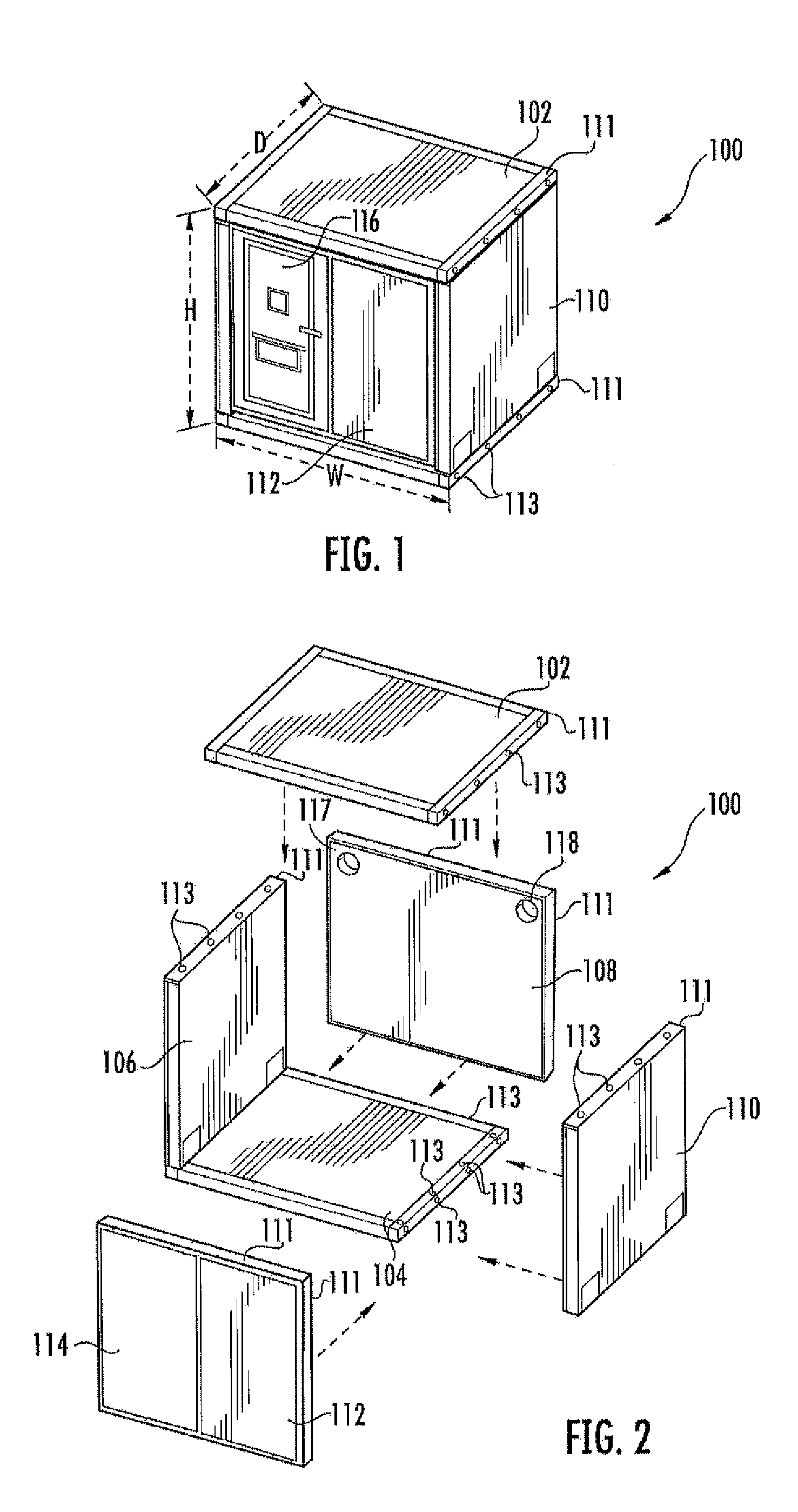 Expeditionary pod construction