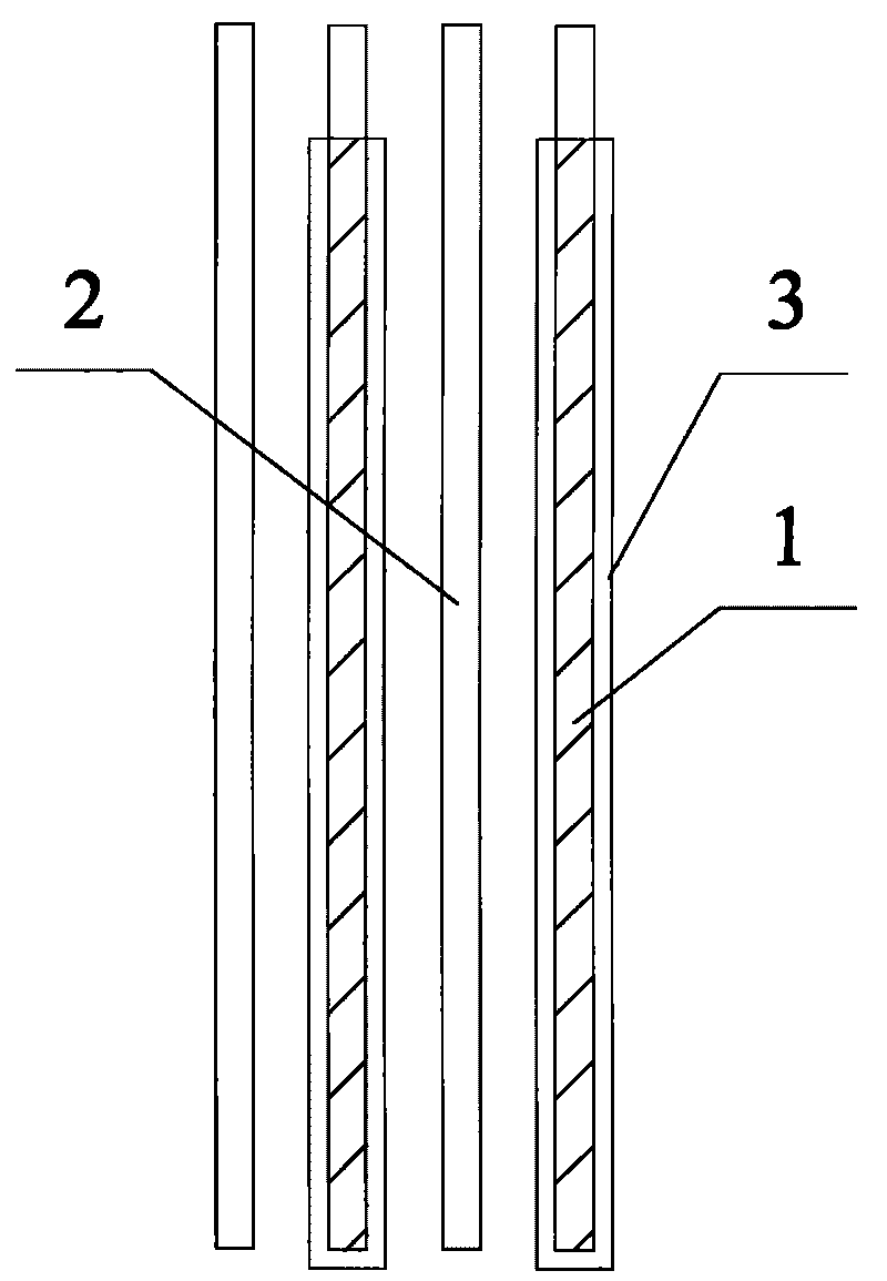 Positive plate reinforced lead-acid accumulator