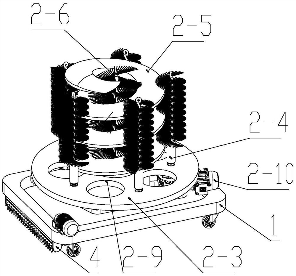 Garden pool cleaning device