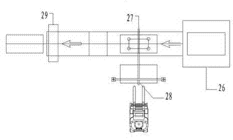 Assembly production line for three-dimensional cavity fiber structure reinforced cement machine-made board