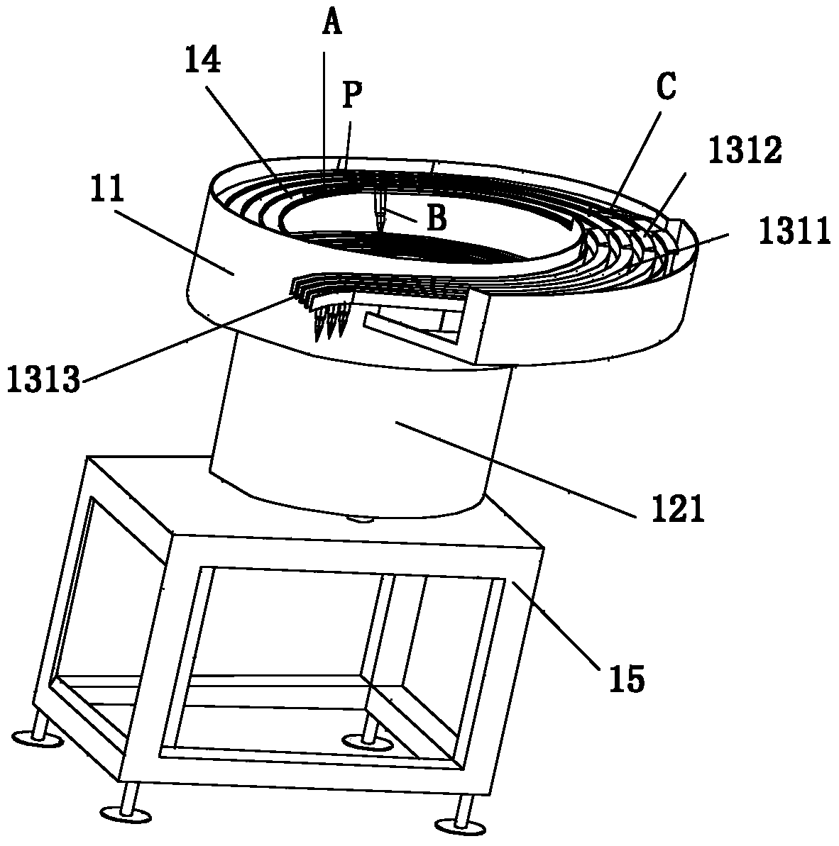 Device and method for automatically assembling bullet chain