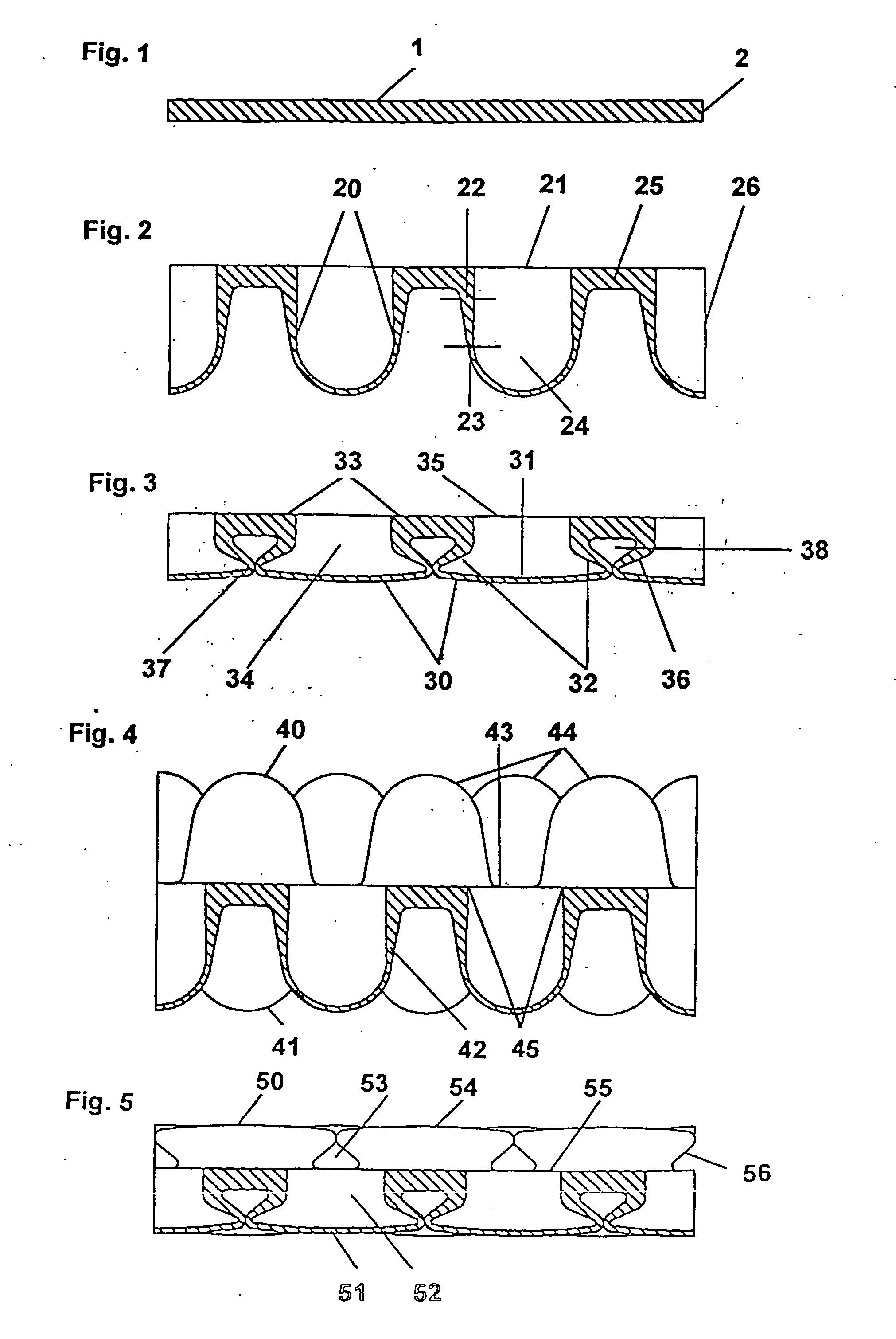 Flexible formed sheets for treating surfaces