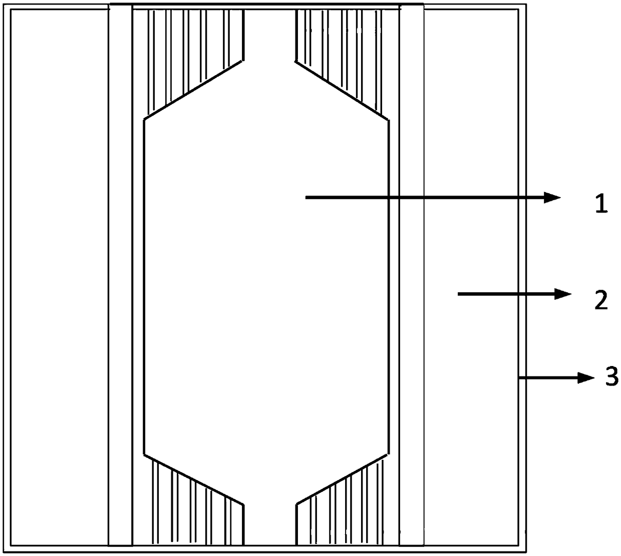 Reactor core structure, molten-salt pebble bed reactor and fuel management and reactor core loading method of molten-salt pebble bed reactor