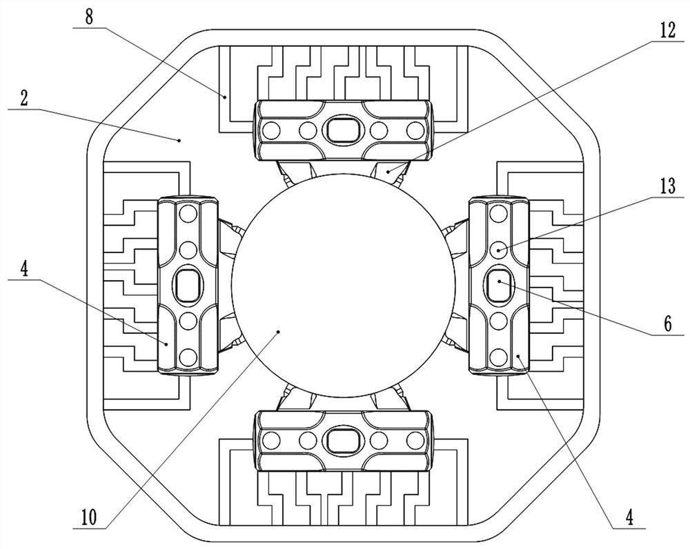 Metal casting mold and method for manufacturing aluminum bronze explosion-proof hammer