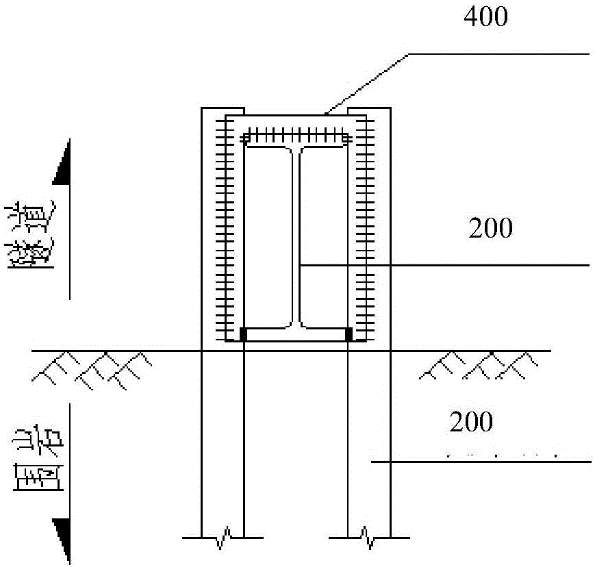 Supporting device used for tunnel primary supporting structure and construction method thereof