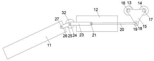 Joint fixing brace capable of realizing automatic massaging