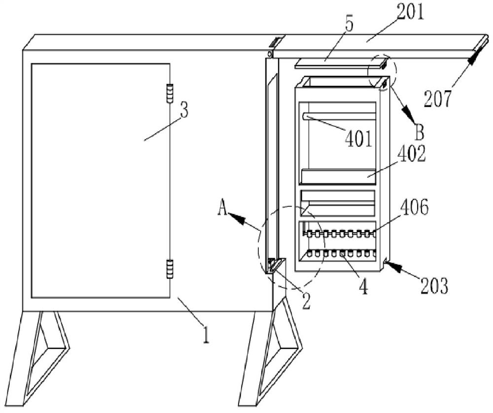 A detection and recording device for livestock breeding based on intelligent animal husbandry