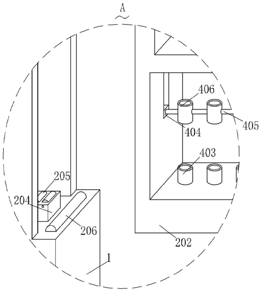 A detection and recording device for livestock breeding based on intelligent animal husbandry