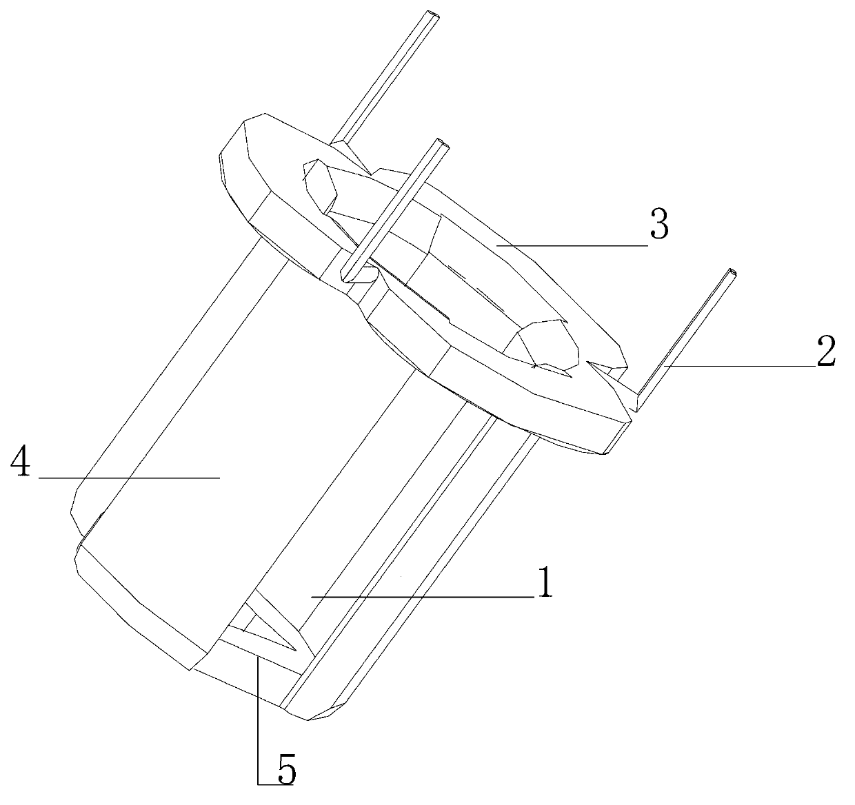 Coil winding, combined winding and permanent magnet motor without groove and framework