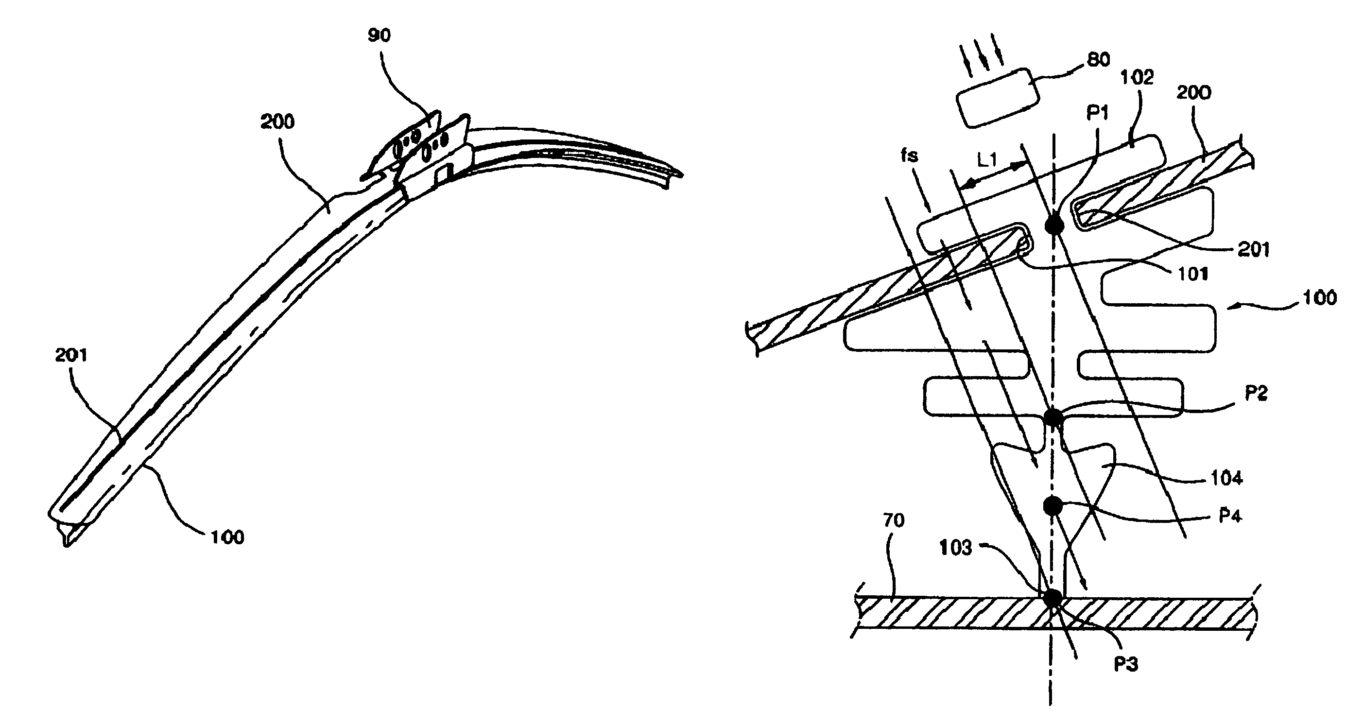 Vehicular wiper frame