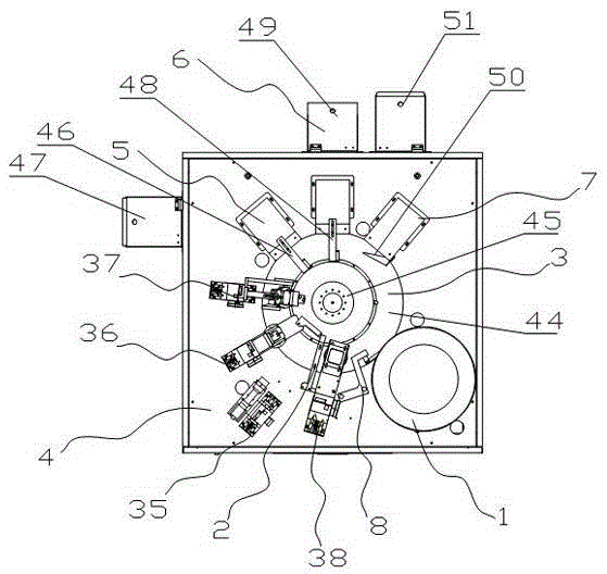 Small-sized hardware part image sorting machine