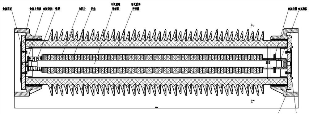 Method for optimizing potential distribution of lightning arrester by changing arrangement mode of voltage-sharing capacitors