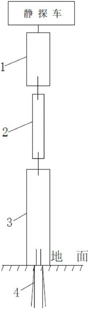 Static sounding construction technology for pavement of urban road