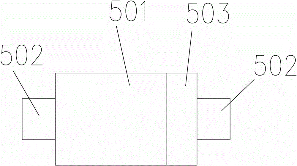 Conical roller quick-changing device for festoon cable