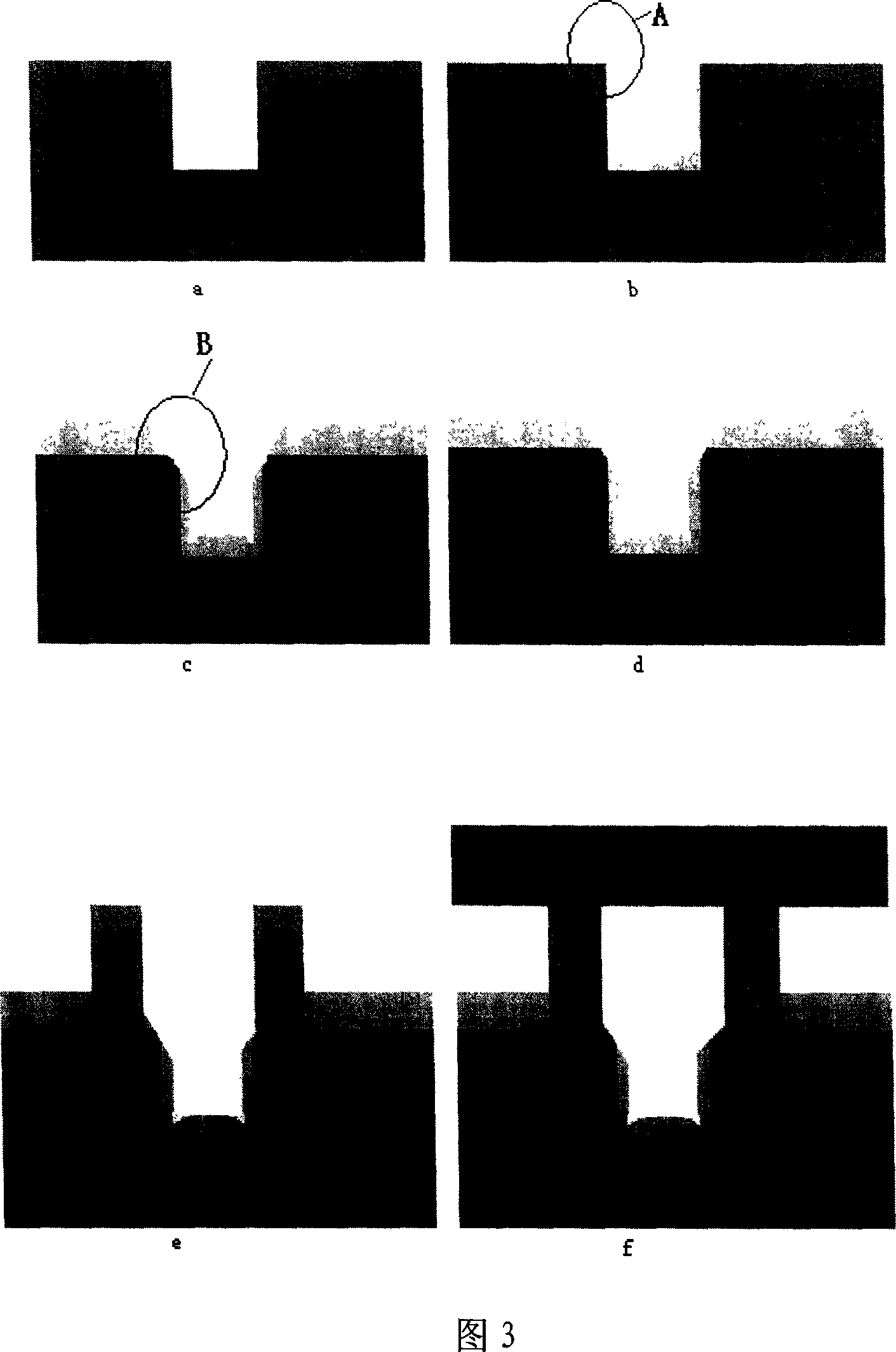 Semiconductor back-end linked thread using glass contained F-Si as dielectric substance