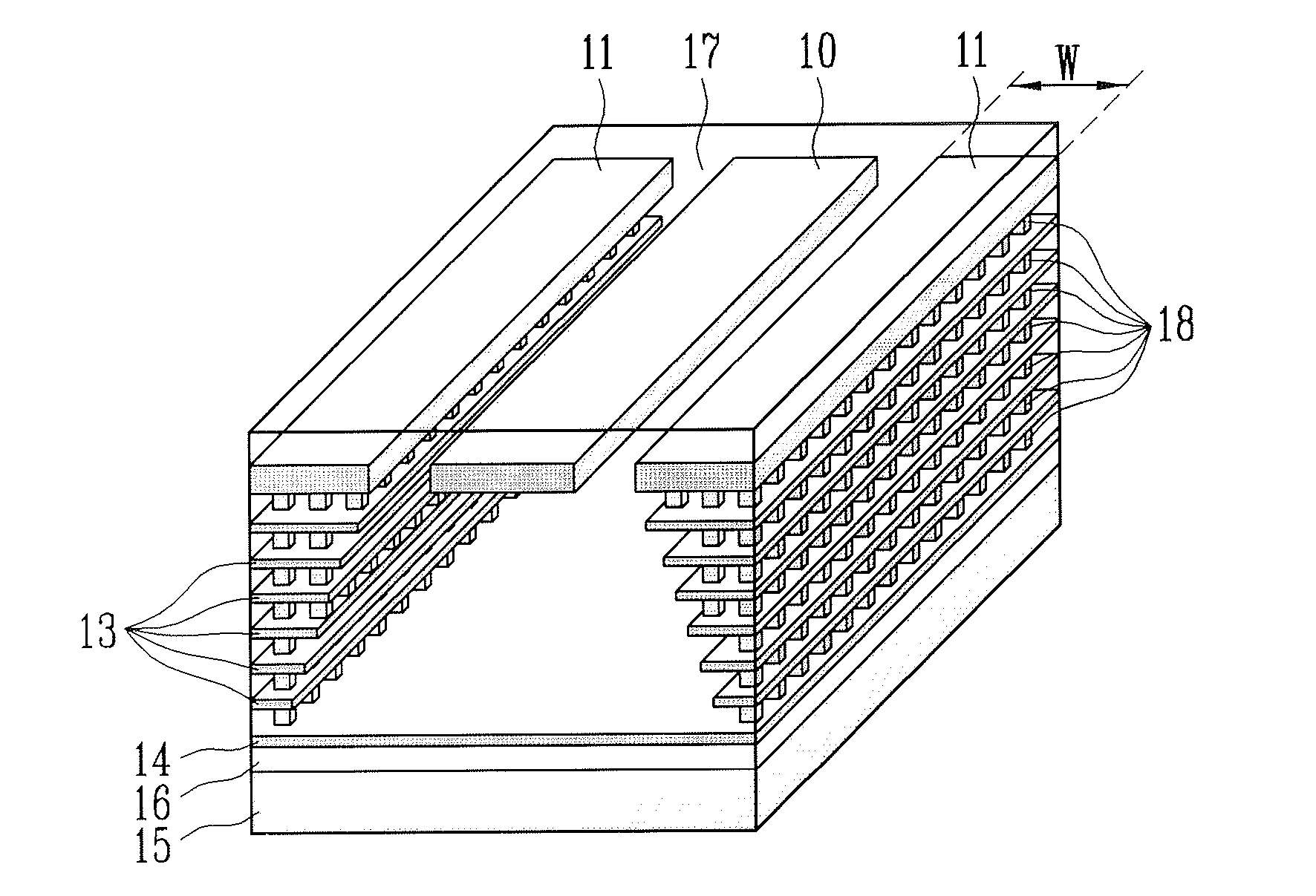 Multi-metal coplanar waveguide