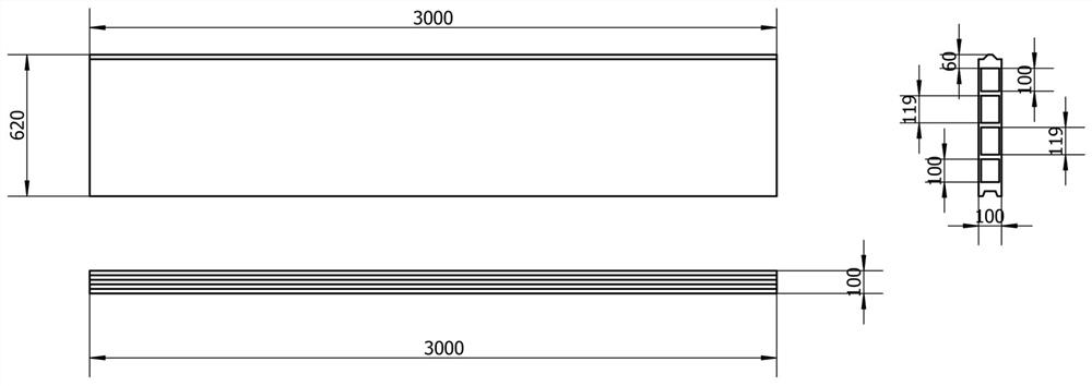 Method for preparing stoneware batten for fabricated building by utilizing industrial solid waste