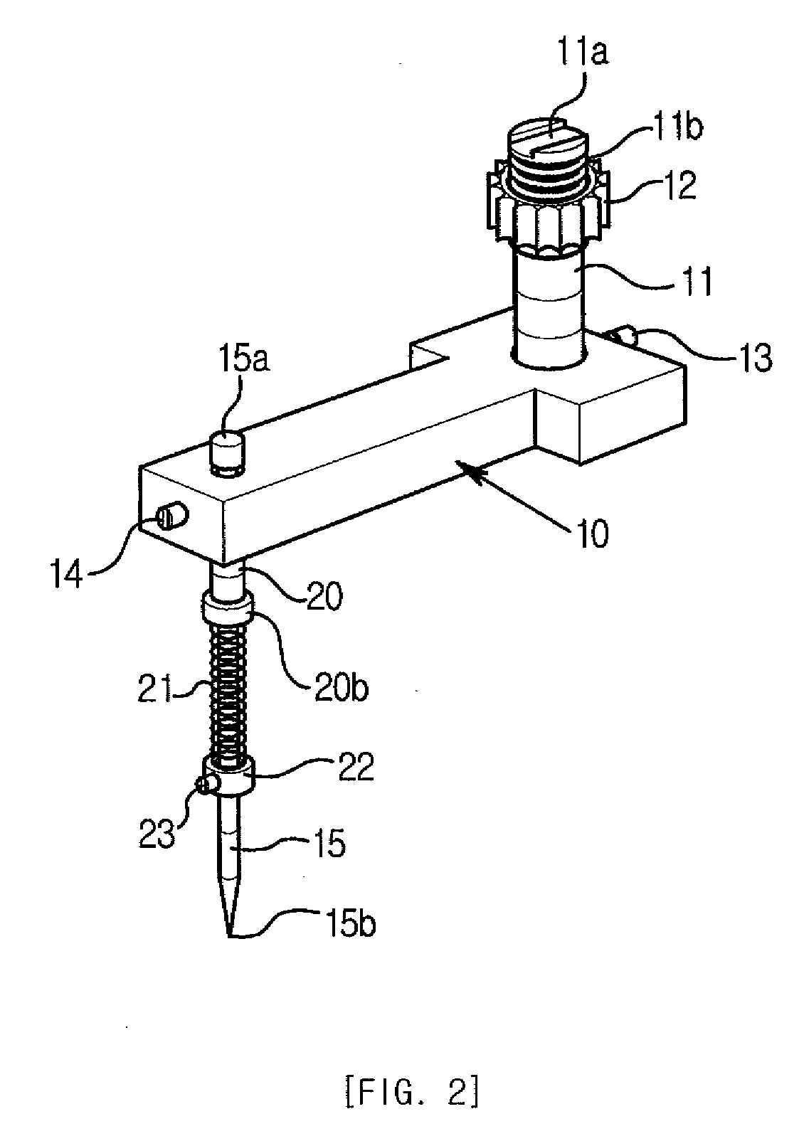 Device for measuring depth for use with dial height gauge