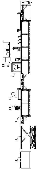 Fiber reinforced cement-based foam heat retaining board production line