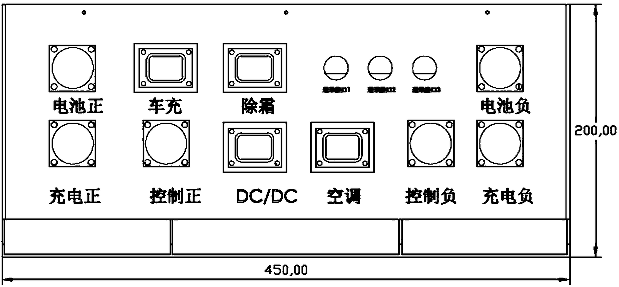 An integrated box for high-voltage power distribution and DC/DC of electric vehicles