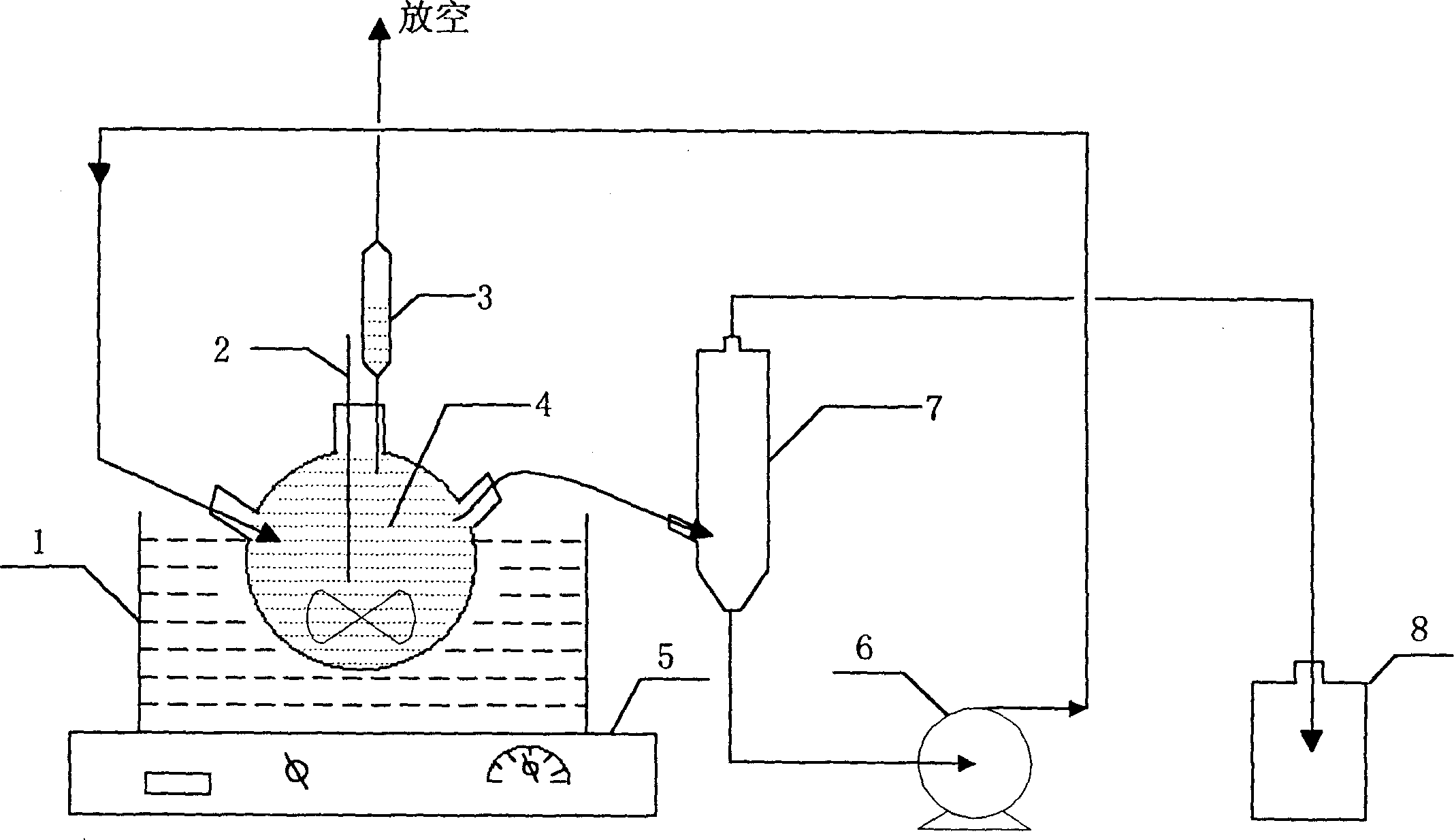 Separation process of molecular sieve catalyst in ketone oxamidinating reaction system