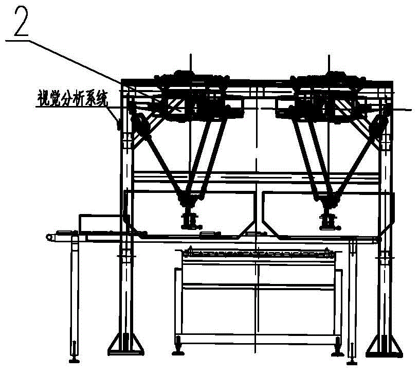 Automatic disc containing system and method of large-infusion robot