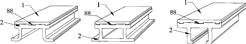 Composite power supply rail used by vehicle-ground power system in track transportation system and method for producing the same