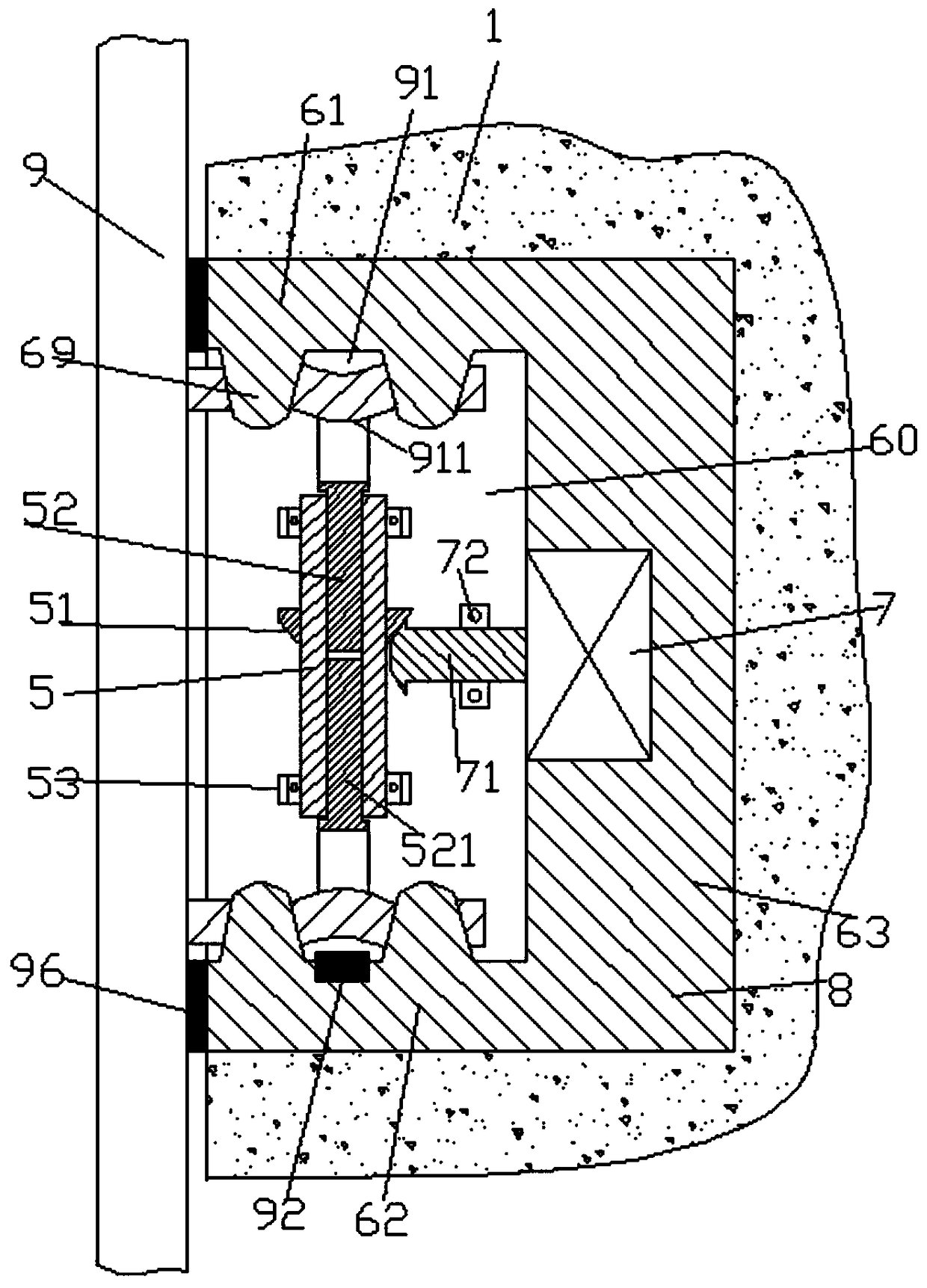 An installation structure for an interior decoration panel