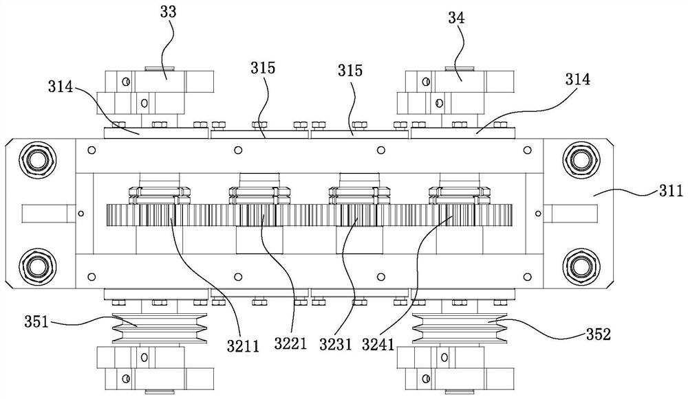 Four-shaft united excitation vibration power device