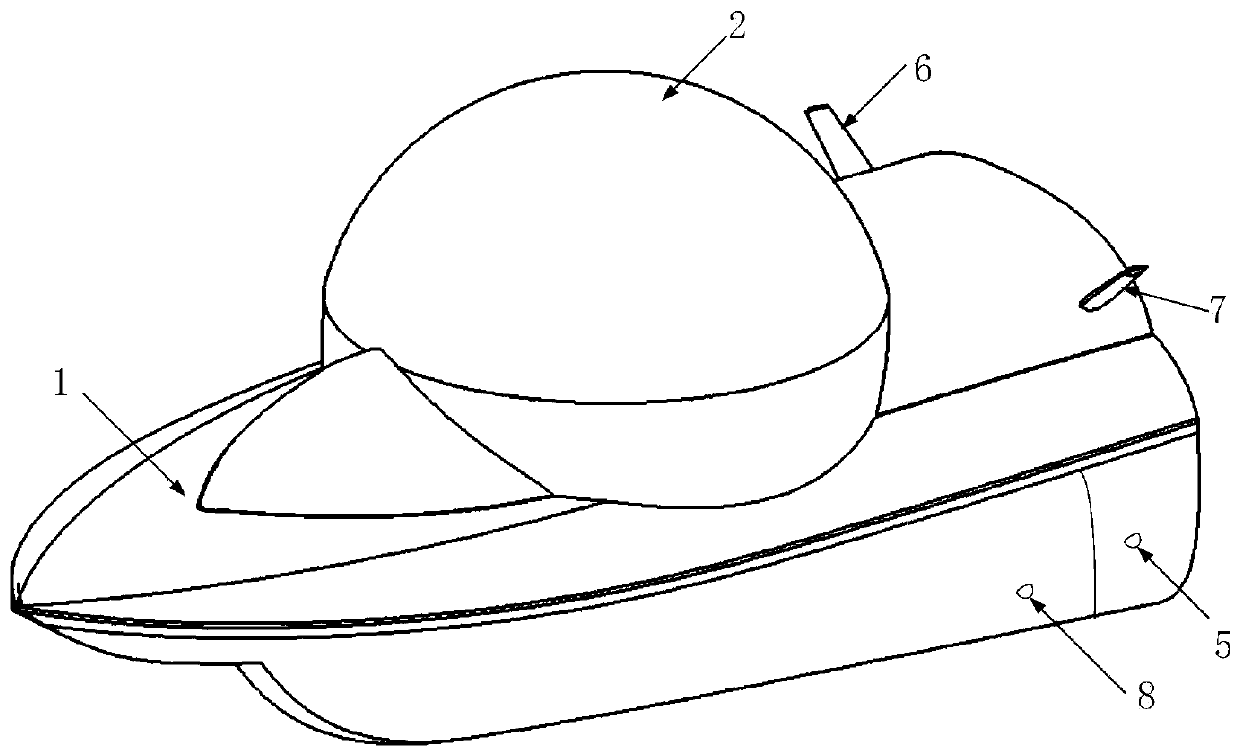 Device and method for dropping buoy by adopting unmanned boat