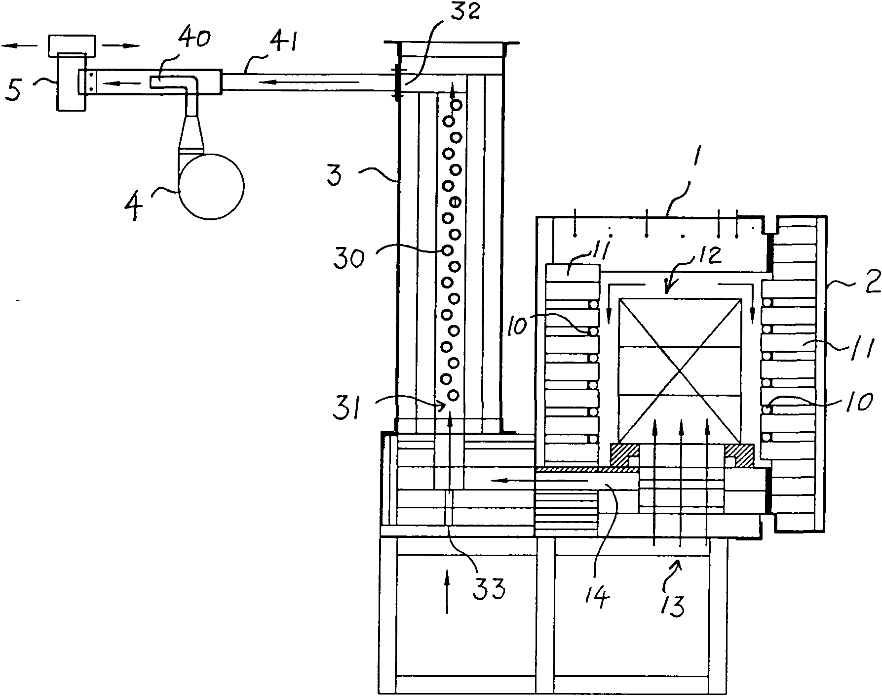 Ceramic dumping environment-protection kiln