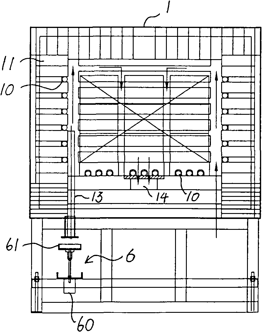 Ceramic dumping environment-protection kiln