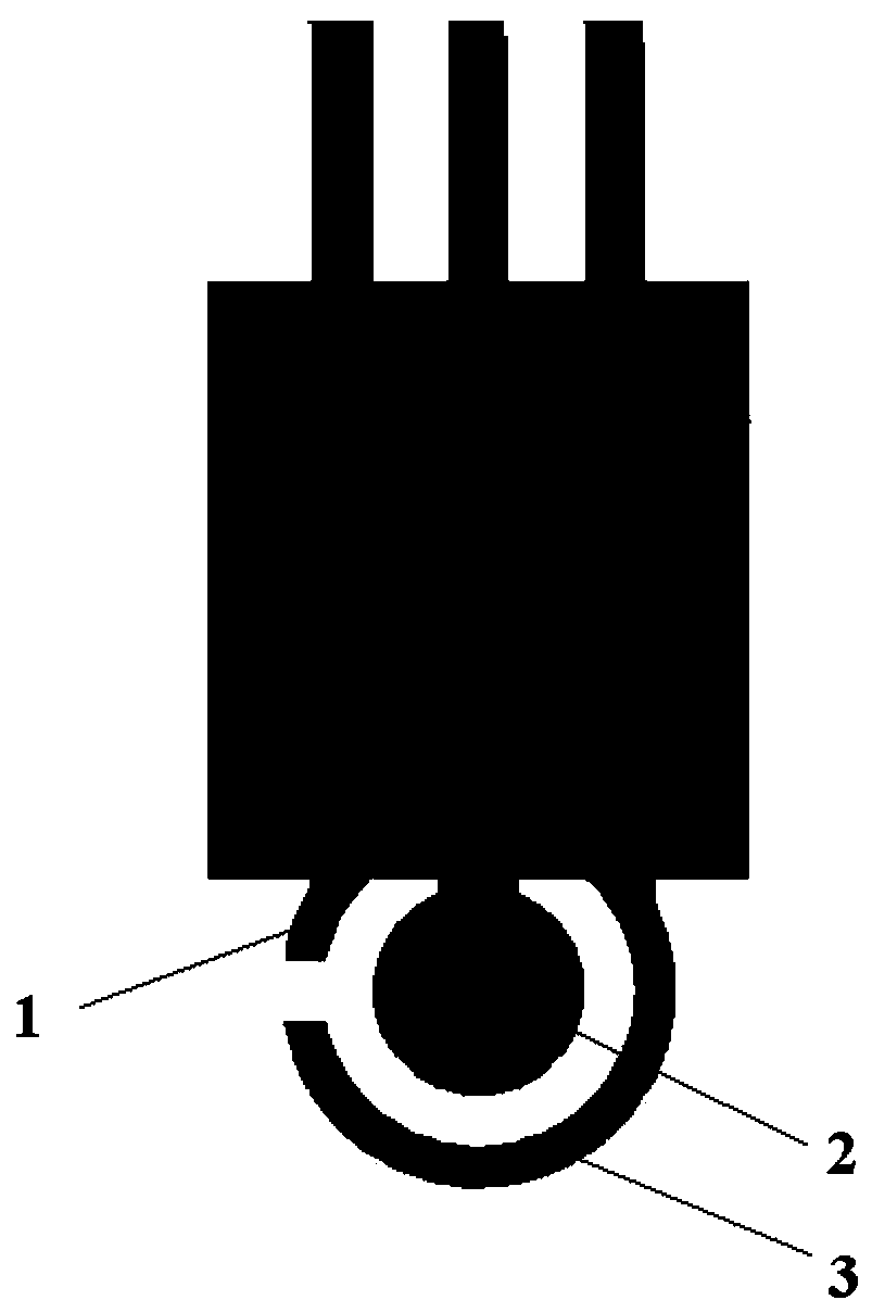 Electrochemical biosensor for organic phosphorus pesticide detection and preparation method of electrochemical biosensor