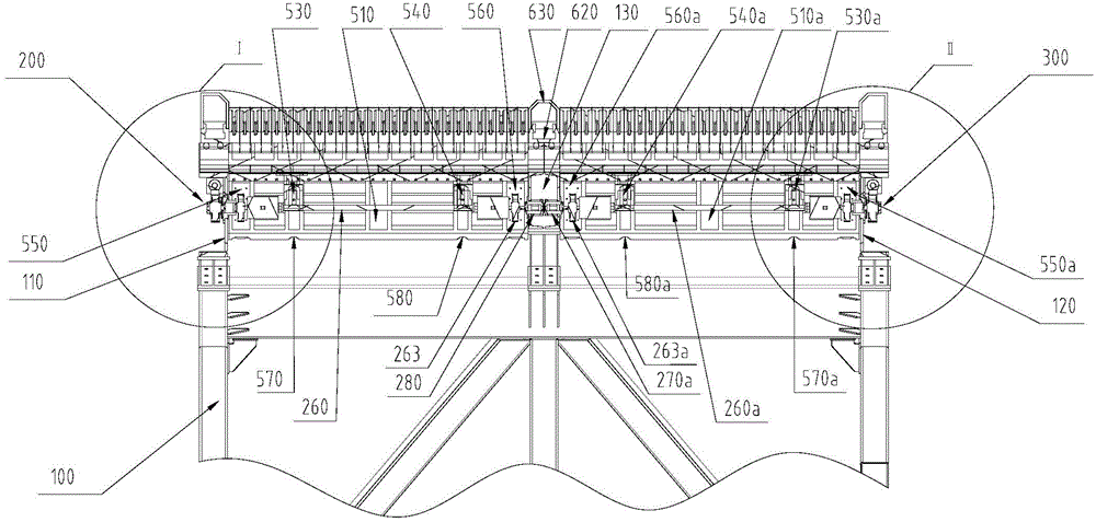 Pick push type reciprocating fire grate device correspondingly driven by double oil cylinders from two sides