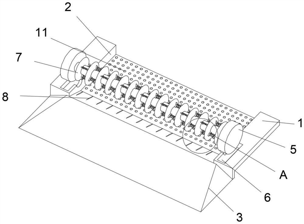 Road engineering pavement leveling machine