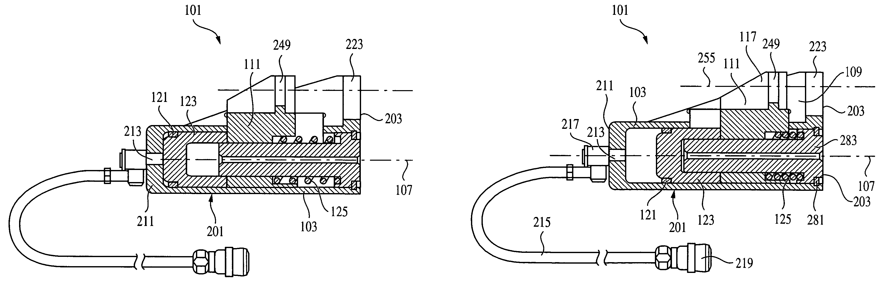 Axial swage tool