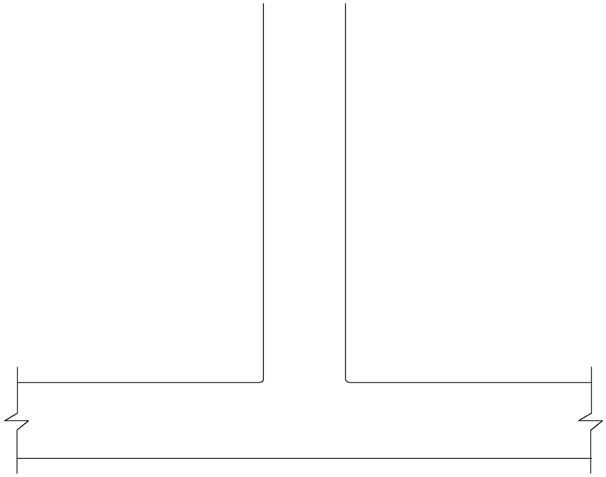 Inflow vertical shaft for reducing gas explosion intensity of urban deep drainage system