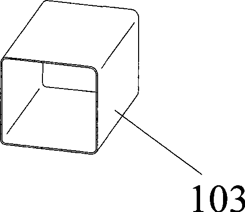 Fusion splicing technological process and equipment for hollow drawstring of air bed body