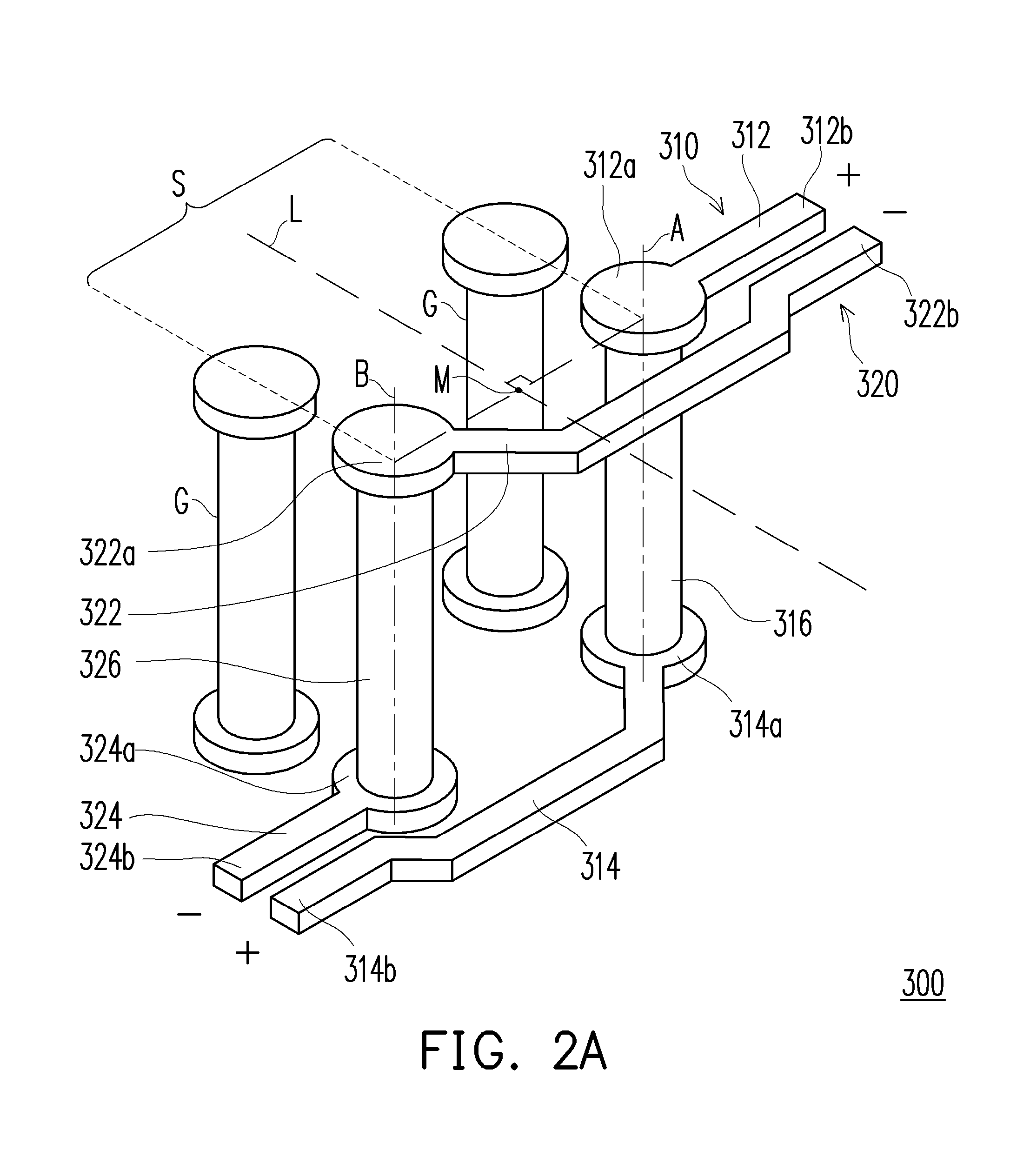 Differential signal pair transmission structure, wiring board and electronic module