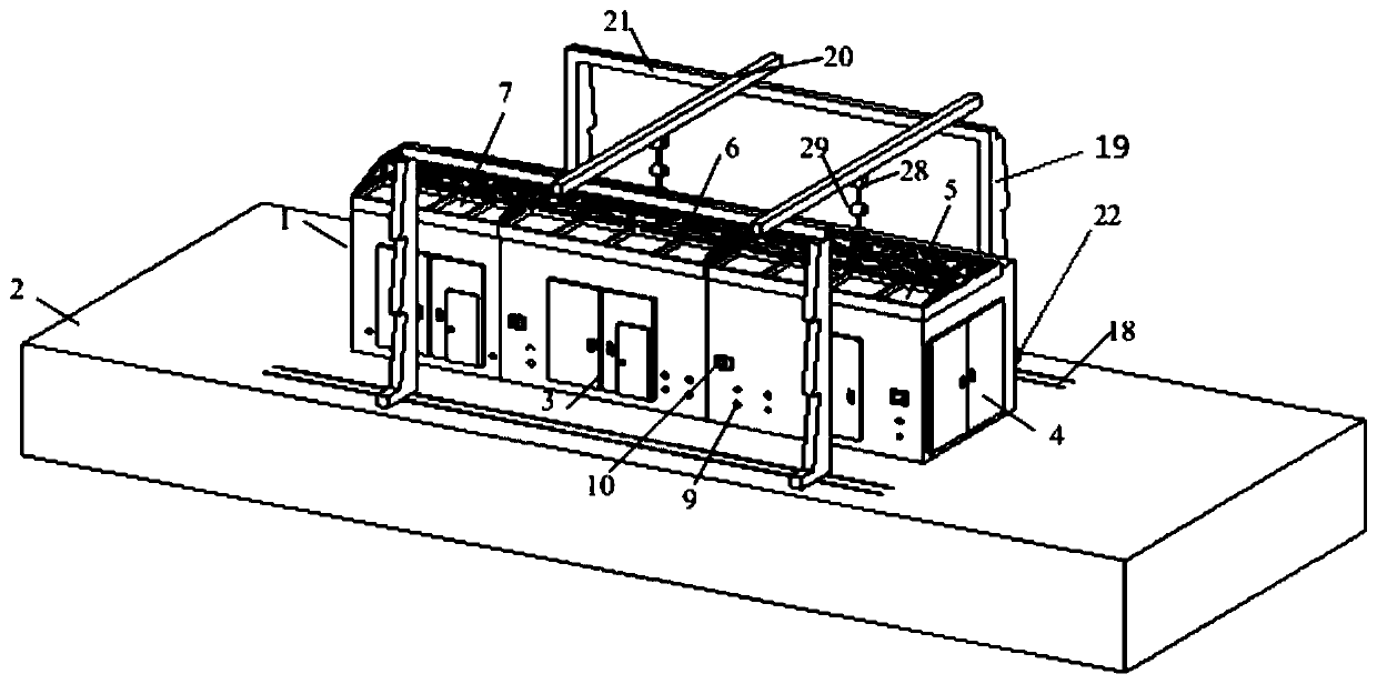 Large-scale full-scale system generalized comprehensive environmental test device