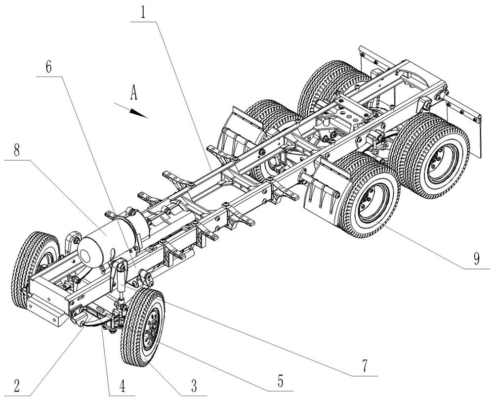 Transverse stability control system suitable for trailer truck