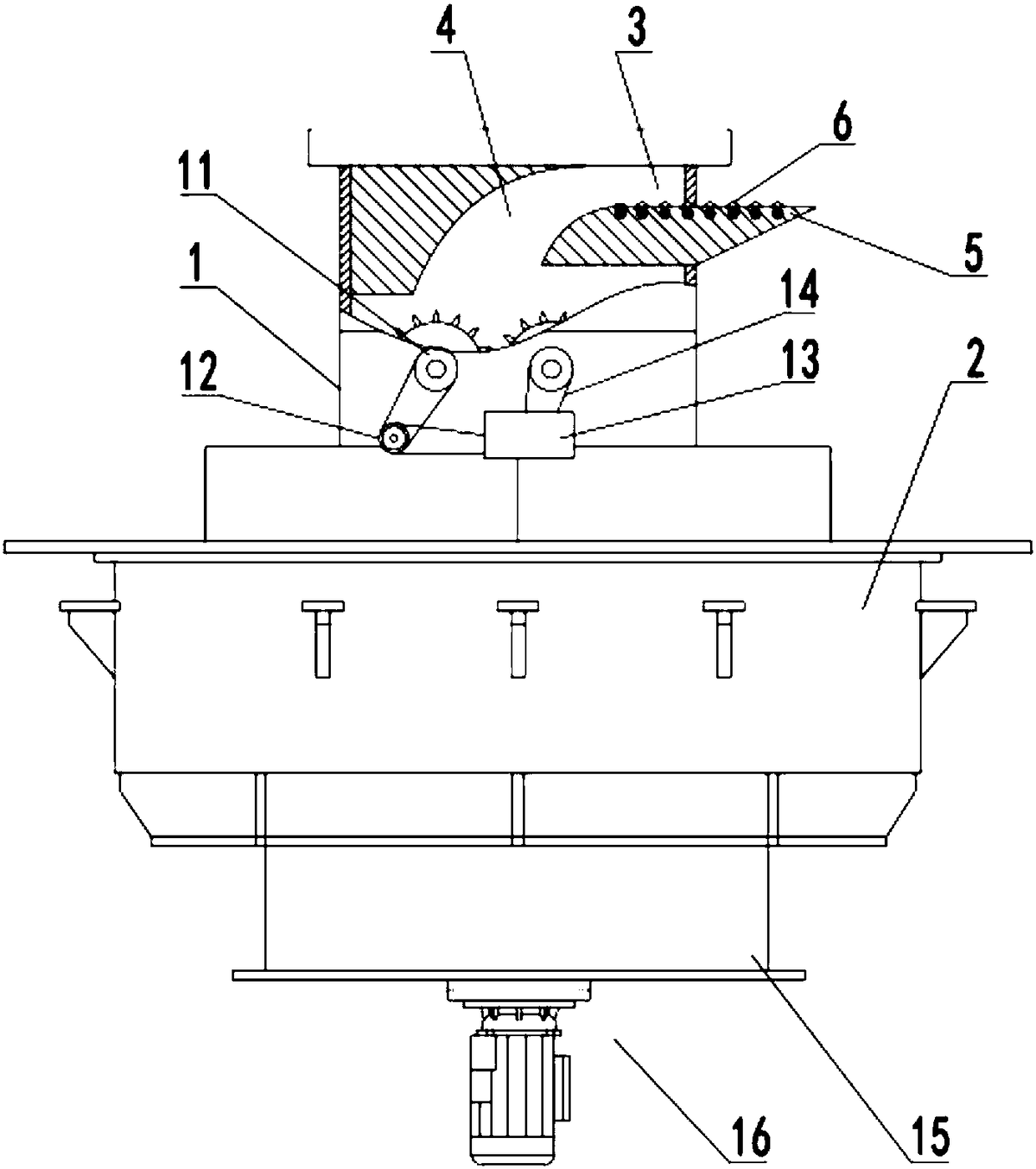 Two-level breaking recovery device for corrugated cases