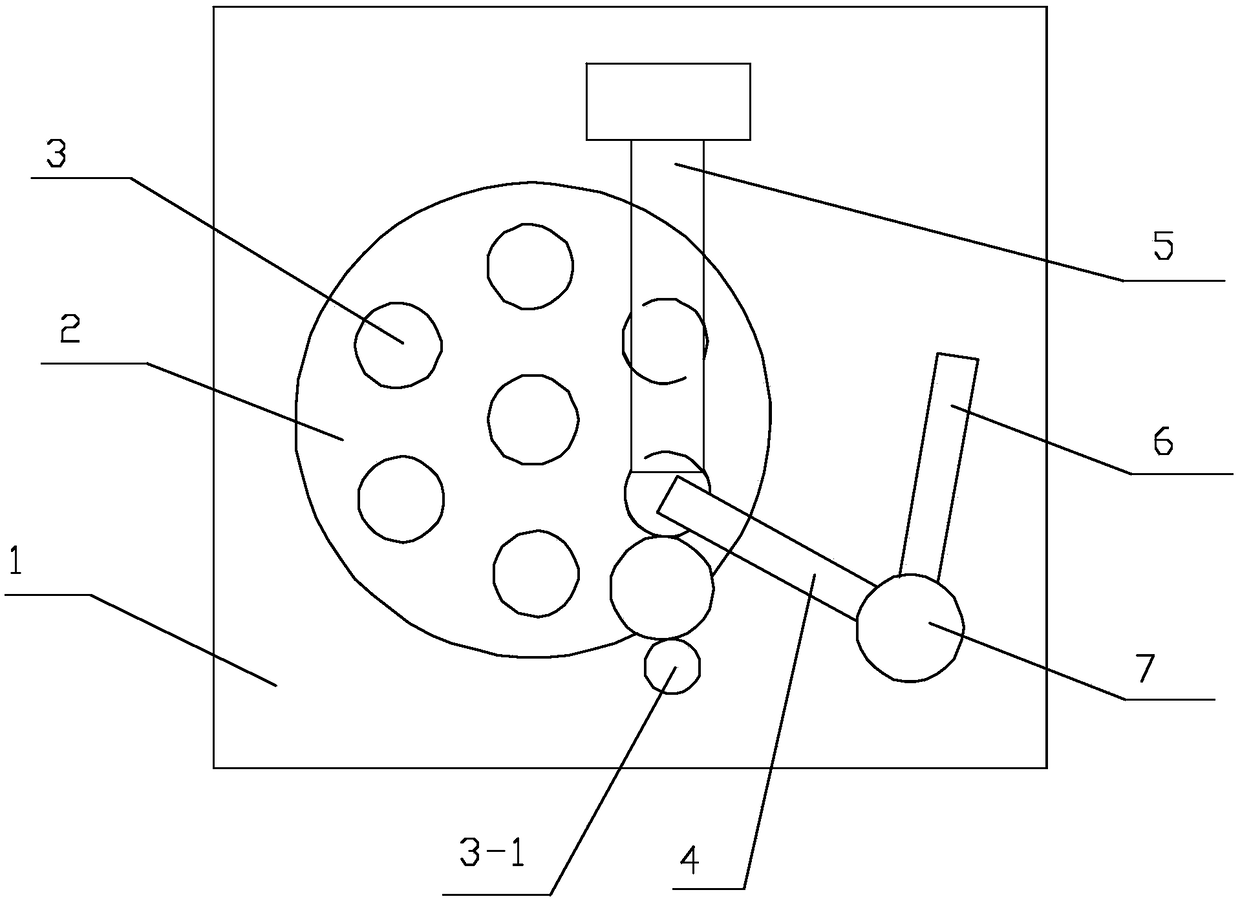 Spreading device for testing of soil alkali-hydrolyzable nitrogen content