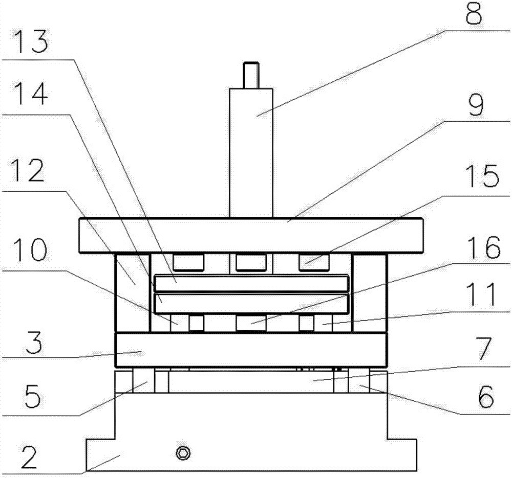 Aluminum alloy semisolid secondary combined extrusion casting method