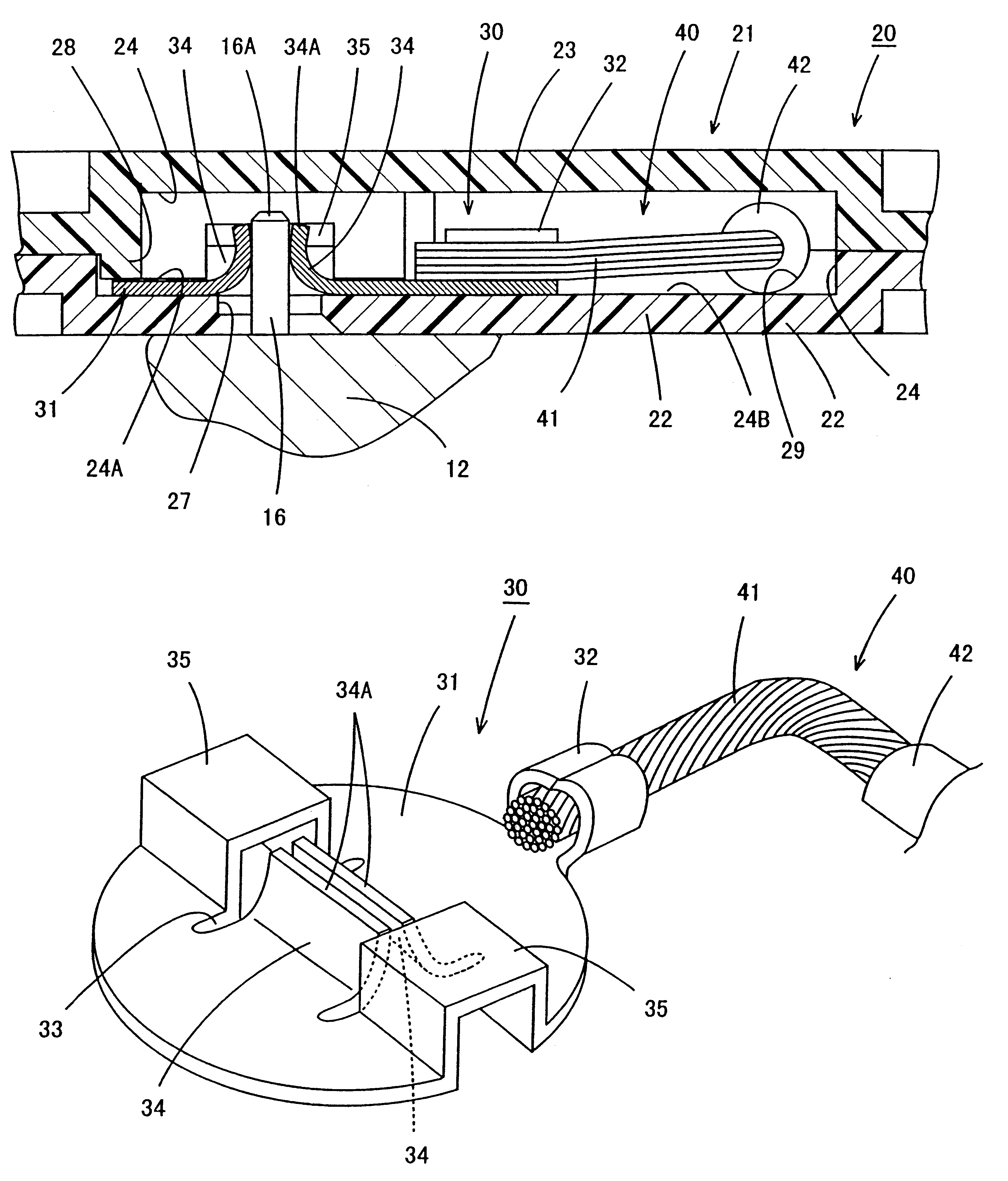 Electrical connecting configuration