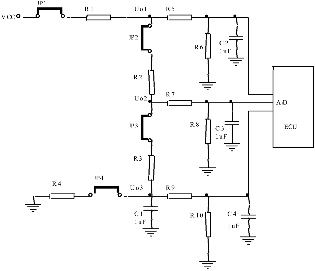 High-voltage interlocking loop of electric automobile and open circuit detection method